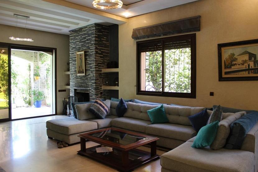 Magnifique Villa Avec Piscine Chauffee Que Pour Famille Marrakesh Bagian luar foto