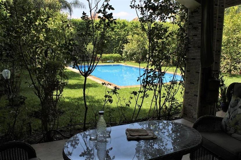 Magnifique Villa Avec Piscine Chauffee Que Pour Famille Marrakesh Bagian luar foto