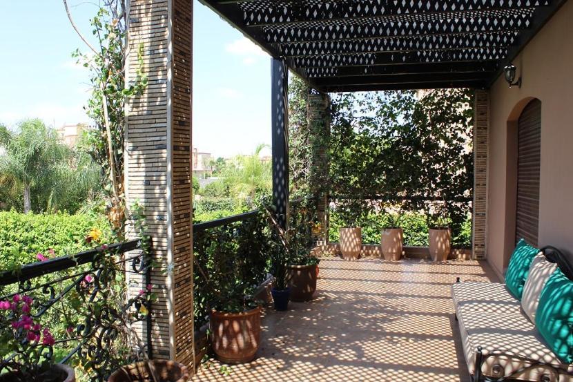 Magnifique Villa Avec Piscine Chauffee Que Pour Famille Marrakesh Bagian luar foto